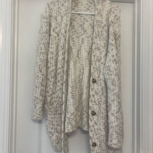 Madewell Women's Cardigan - Cream and Gray